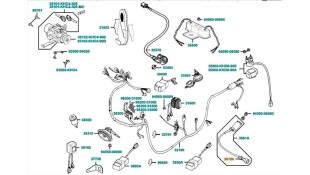 ΠΙΠΑ ΜΠΟΥΖΙ KYMCO DINK 250, DOWNTOWN 300, XCITING 250,300 ΗΛΕΚΤΡΙΚΑ