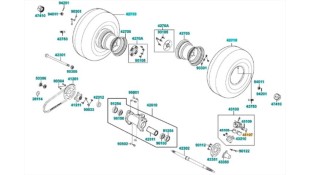 ΠΙΣΤΟΝΙ ΕΜΠΡΟΣΘΙΑΣ ΔΑΓΚΑΝΑΣ KYMCO PEOPLE/MXU/UXV/KXR/MXER/MAXXER