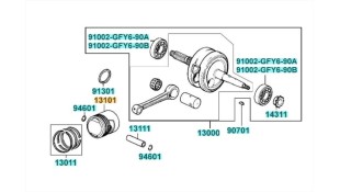 ΠΙΣΤΟΝΙ SΤD KYMCO SPIKE 125 ΑΝΤΑΛΛΑΚΤΙΚΑ