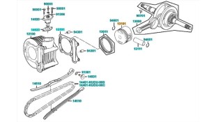 ΠΙΣΤΟΝΙ SΤD KYMCO PEOPLE/MOVIE 150 ΑΝΤΑΛΛΑΚΤΙΚΑ