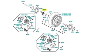 ΠΛΑΚΑ ΑΙΣΘΗΤΗΡΑ ΚΟΝΤΕΡ-ΑΒS KYMCO XCITING 300/500