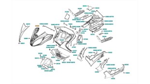 ΠΟΔΙΑ ΕΜΠΡΟΣΘΙΑ ΑΝΘΡΑΚΙ KYMCO XCITING 300/500R
