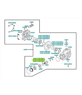 ΠΡΟΣΘΗΚΗ ΓΡΑΝΑΖΙΟΥ ΔΙΑΦΟΡΙΚΟΥ 2.0ΜΜ KYMCO MXU 300