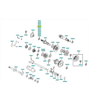 ΠΡΟΣΘΗΚΗ (ΡΟΔΕΛΑ) ΔΙΑΦΟΡΙΚΟΥ 0.8ΜΜ KYMCO MXU 300 ΑΝΤΑΛΛΑΚΤΙΚΑ