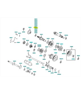 ΠΡΟΣΘΗΚΗ (ΡΟΔΕΛΑ) ΔΙΑΦΟΡΙΚΟΥ 0.95ΜΜ KYMCO MXU 300 ΑΝΤΑΛΛΑΚΤΙΚΑ