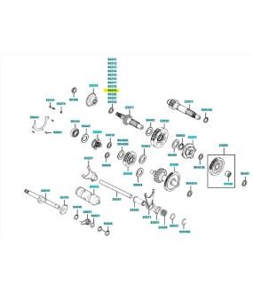 ΠΡΟΣΘΗΚΗ (ΡΟΔΕΛΑ) ΔΙΑΦΟΡΙΚΟΥ 1.0ΜΜ KYMCO MXU 300 ΑΝΤΑΛΛΑΚΤΙΚΑ