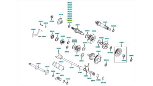 ΠΡΟΣΘΗΚΗ (ΡΟΔΕΛΑ) ΔΙΑΦΟΡΙΚΟΥ 1.1ΜΜ KYMCO MXU 300 ΑΝΤΑΛΛΑΚΤΙΚΑ