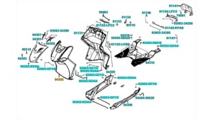 ΠΡΟΣΤ/ΚΟ ΕΜΠΡΟΣΘΙΑΣ ΠΟΔΙΑΣ ΜΑΥΡΟ KYMCO AGILITY CITY 50/125/150/200