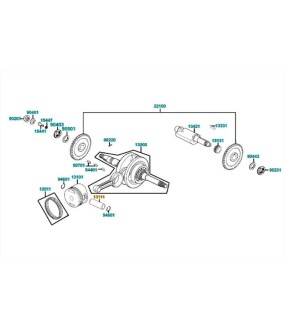 ΠΕΙΡΟΣ ΠΙΣΤΟΝΙΟΥ KYMCO MXU/MXER 150 ΑΝΤΑΛΛΑΚΤΙΚΑ