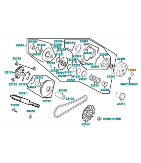 ΠΕΙΡΟΣ ΚΑΜΠΑΝΑΣ KYMCO MXU 300 ΑΝΤΑΛΛΑΚΤΙΚΑ