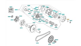 ΠΕΙΡΟΣ ΚΑΜΠΑΝΑΣ KYMCO PEOPLE/DOWNTOWN/K XCT