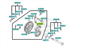 ΣΙΑΓΩΝΕΣ ΟΠΙΣΘΙΟΥ ΦΡΕΝΟΥ KYMCO SPIKE 125