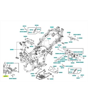 ΣΤΗΡΙΓΜΑ ΕΜΠΡΟΣΘΙΑΣ ΠΟΔΙΑΣ KYMCO K XCT 300i ΑΝΤΑΛΛΑΚΤΙΚΑ