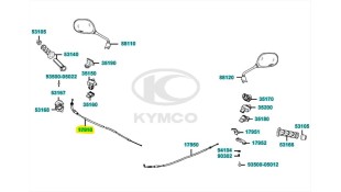 ΝΤΙΖΑ ΓΚΑΖΙΟΥ KYMCO ACTIV/NEXXON 50/125 ΑΝΤΑΛΛΑΚΤΙΚΑ