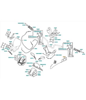 ΣΥΡΜΑ (ΝΤΙΖΑ) ΧΕΙΡΟΦΡΕΝΟΥ KYMCO XCITING 500 ΑΝΤΑΛΛΑΚΤΙΚΑ