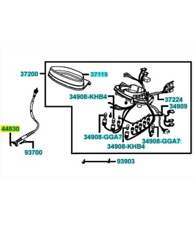 ΝΤΙΖΑ ΚΟΝΤΕΡ KYMCO VISA R 50/110 ΑΝΤΑΛΛΑΚΤΙΚΑ