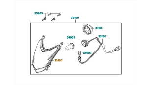 ΚΡΥΣΤΑΛΛΟ ΕΜΠΡΟΣΘΙΟY ΦΑΝΑΡΙΟΥ KYMCO AGILITY 50 SPARE PARTS