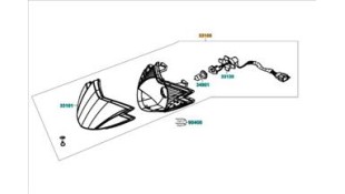 ΦΑΝΑΡΙ ΕΜΠΡΟΣΘΙΟ ΚΟΜΠΛΕ KYMCO JETIX