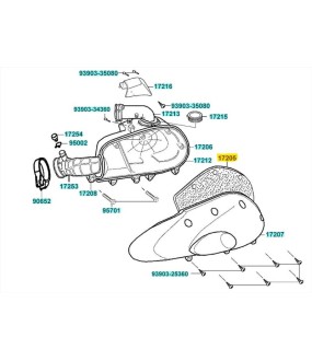 ΦΙΛΤΡΟ ΑΕΡΑ KYMCO SUPER 9 50 ΑΝΤΑΛΛΑΚΤΙΚΑ