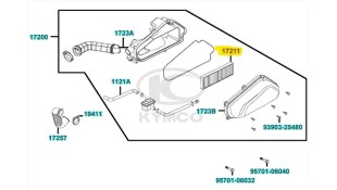 ΦΙΛΤΡΟ ΑΕΡΑ KYMCO AGILITY 50 / VP 50