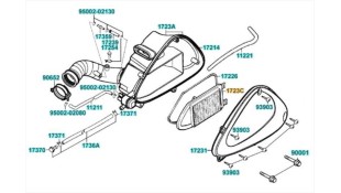 ΦΙΛΤΡΟ ΑΕΡΑ KYMCO 1723C-KHB4-900 ΦΙΛΤΡΟ ΑΕΡΑ KYMCO 1723C-KHB4-900
