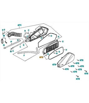 ΦΙΛΤΡΟ ΑΕΡΑ KYMCO XCITING 500 ΑΝΤΑΛΛΑΚΤΙΚΑ