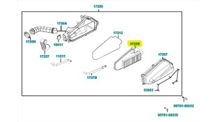 ΦΙΛΤΡΟ ΑΕΡΑ KYMCO LIKE 50 SPARE PARTS