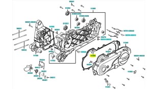 ΦΛΑΝΤΖΑ ΑΡΙΣΤΕΡΟΥ ΚΑΠΑΚΙΟΥ ΚΑΡΤΕΡ KYMCO AGILITY F 50 ΑΝΤΑΛΛΑΚΤΙΚΑ