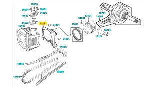 ΦΛΑΝΤΖΑ ΒΑΣΗΣ ΚΥΛΙΝΔΡΟΥ KYMCO ΑΝΤΑΛΛΑΚΤΙΚΑ