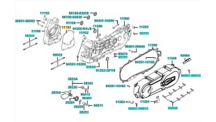 ΦΛΑΝΤΖΑ ΚΑΡΤΕΡ ΜΕΣΑΙΑ KYMCO ΑΝΤΑΛΛΑΚΤΙΚΑ