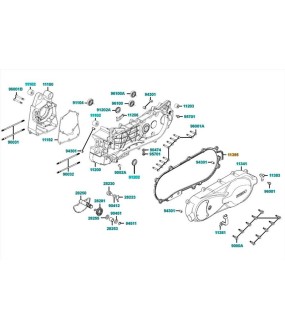 ΦΛΑΝΤΖΑ ΑΡΙΣΤΕΡΟΥ ΚΑΠΑΚΙΟΥ ΚΑΡΤΕΡ KYMCO PEOPLE 125/150/200 ΑΝΤΑΛΛΑΚΤΙΚΑ