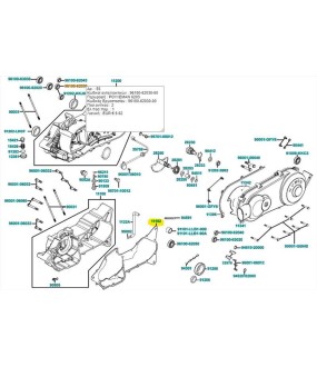 ΦΛΑΝΤΖΑ ΚΑΡΤΕΡ ΜΕΣΑΙΑ KYMCO MXU 150 ΑΝΤΑΛΛΑΚΤΙΚΑ