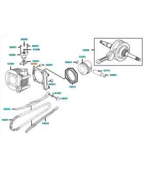 ΦΛΑΝΤΖΑ ΒΑΣΗΣ ΚΥΛΙΝΔΡΟΥ KYMCO AGILITY 200