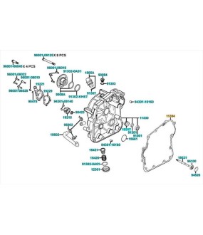 ΦΛΑΝΤΖΑ ΔΕΞΙΟΥ ΚΑΠΑΚΙΟΥ ΚΑΡΤΕΡ KYMCO MXU/MAXXER/KXR ΑΝΤΑΛΛΑΚΤΙΚΑ