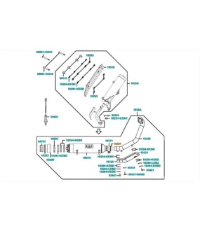 ΦΛΑΝΤΖΑ ΕΞΑΤΜΙΣΗΣ ΜΕΣΑΙΑ(ΚΟΛΑΡΟ) KYMCO XCITING/MXU ΑΝΤΑΛΛΑΚΤΙΚΑ