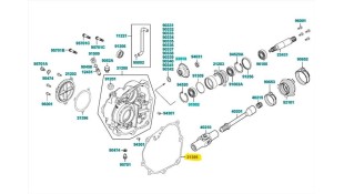 ΦΛΑΝΤΖΑ ΚΑΠΑΚΙΟΥ ΔΙΑΦΟΡΙΚΟΥ KYMCO MXU 300