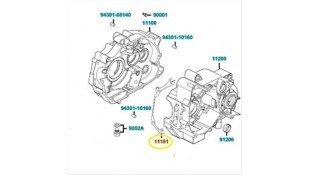 ΦΛΑΝΤΖΑ ΚΑΡΤΕΡ ΜΕΣΑΙΑ KYMCO STRAIGHT 125/150 SPARE PARTS