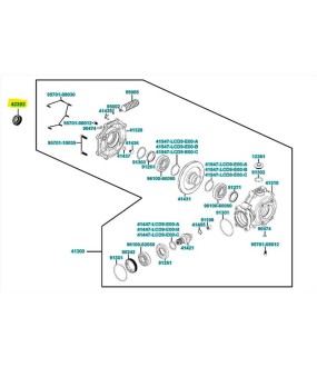 ΦΥΣΟΥΝΑ ΟΠΙΣΘΙΟΥ ΑΞΟΝΑ KYMCO MXU 300 ΑΝΤΑΛΛΑΚΤΙΚΑ