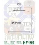 ΦΙΛΤΡΟ ΛΑΔΙΟΥ HIFLOFILTRO HF199 ΑΝΤΑΛΛΑΚΤΙΚΑ ΦΙΛΤΡΟ ΛΑΔΙΟΥ HIFLOFILTRO HF199