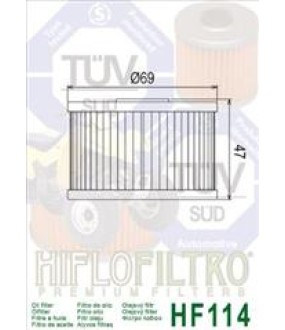 ΦΙΛΤΡΟ ΛΑΔΙΟΥ HIFLOFILTRO HF114 ΑΝΤΑΛΛΑΚΤΙΚΑ