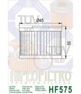 ΦΙΛΤΡΟ ΛΑΔΙΟΥ HIFLOFILTRO HF575 ΑΝΤΑΛΛΑΚΤΙΚΑ