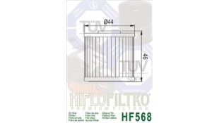 ΦΙΛΤΡΟ ΛΑΔΙΟΥ HIFLOFILTRO HF568 ΑΝΤΑΛΛΑΚΤΙΚΑ