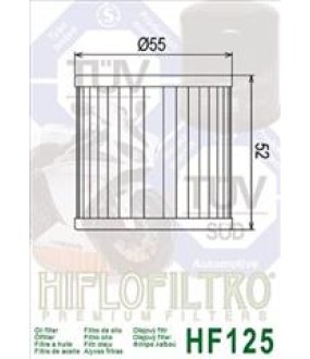 ΦΙΛΤΡΟ ΛΑΔΙΟΥ HIFLOFILTRO HF125 ΑΝΤΑΛΛΑΚΤΙΚΑ