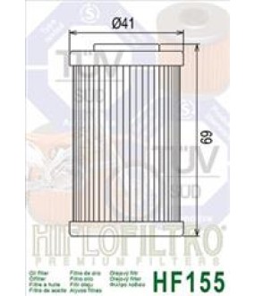 ΦΙΛΤΡΟ ΛΑΔΙΟΥ HIFLOFILTRO HF155 ΑΝΤΑΛΛΑΚΤΙΚΑ