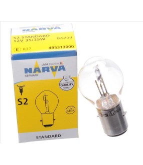 ΛΑΜΠΑ ΕΜΠΡΟΣΘΙΟΥ ΦΑΝΟΥ 12V/35/35W NARVA Ή PHILIPS ΧΟΝΤΡΟ ΝΤΟΥΙ
