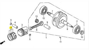 ΕΛΑΤΗΡΙΑ ΠΙΣΤΟΝΙΟΥ STD (ΣΕΤ) DAYTONA DY/SPRINTER 50 E5