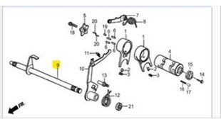 ΑΞΟΝΑΣ ΤΑΧΥΤΗΤΩΝ DAYTONA DY/NOVA/SPRINTER/VELOS R
