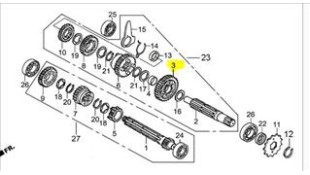 ΓΡΑΝΑΖΙ 1ης (35Τ) DAYTONA DY/SPRINTER 50 ΑΝΤΑΛΛΑΚΤΙΚΑ