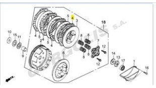 ΔΙΣΚΟΣ ΑΜΠΡΑΓΙΑΖ DAYTONA DY/NOVA/SPRINTER/VELOS R