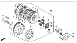 ΚΑΜΠΑΝΑ ΑΜΠΡΑΓΙΑΖ DAYTONA 125 E4/E5